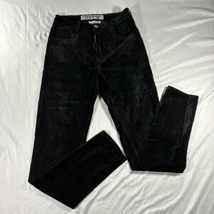 Parasuco Women’s Extreme Fit Black Velvet Pants Jeans Size 28 Vintage 90’s